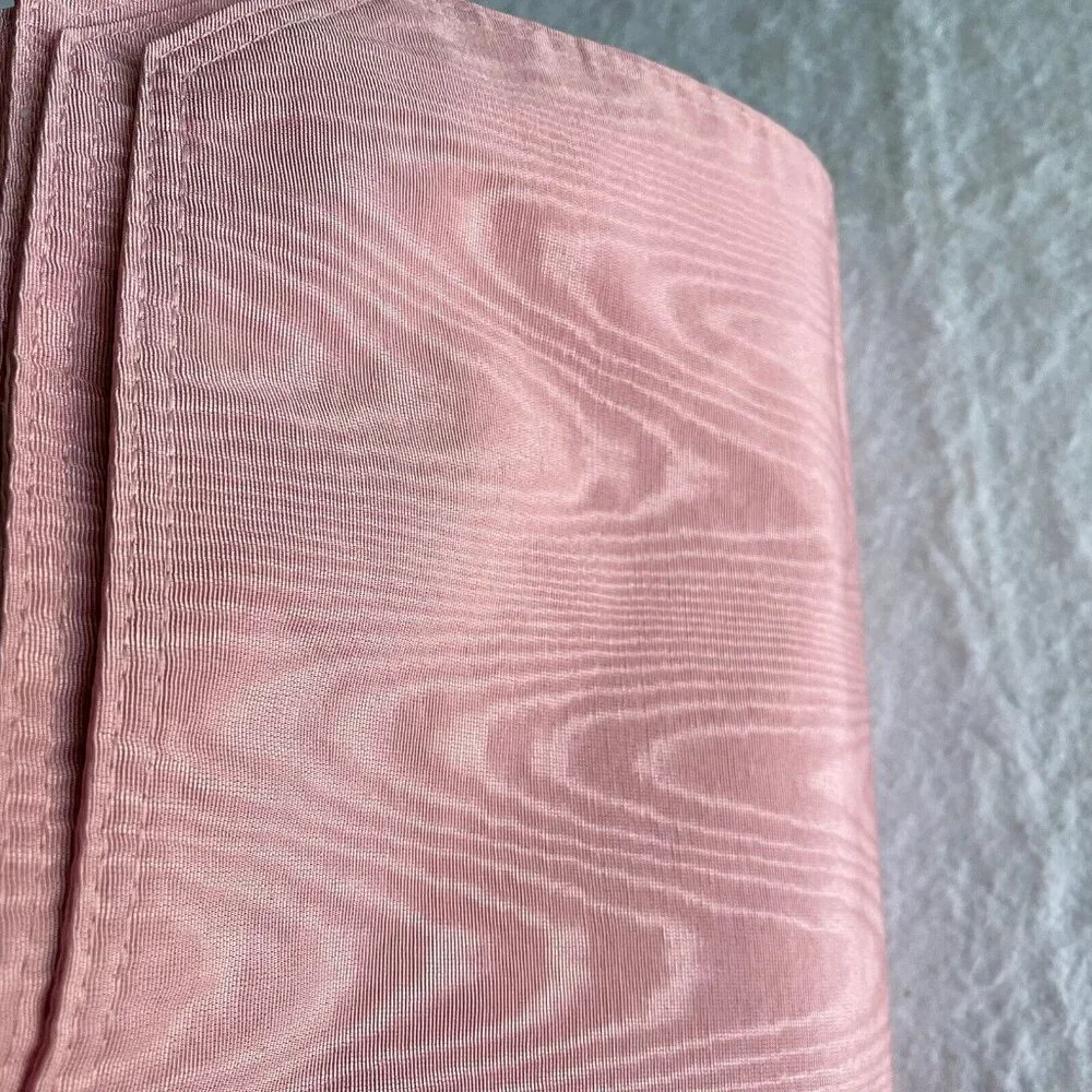 Vintage Placemats Reversible Octagonal Mauve Pink Textured Fabric Dining Kitchen